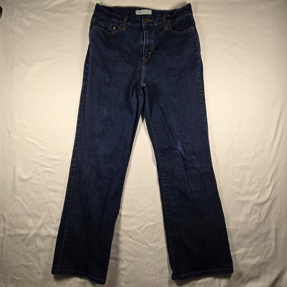 Levi's 512 Perfectly Slimming Womens Stretch Flare Blue Jeans Bootcut Size 12S